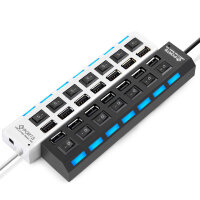 Универсальный USB хаб на 7 портов с выключателями, USB HUB HI-SPEED 7 Универсальный USB хаб на 7 портов с выключателями, USB HUB HI-SPEED 7