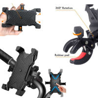 Держатель смартфона на руль велосипеда, мотоцикла, скутера, самоката, Mobile Phone Holder SH-3105 Держатель смартфона на руль велосипеда, мотоцикла, скутера, самоката, Mobile Phone Holder SH-3105