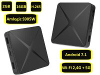 Компактная Android 7.1 TV приставка с памятью 2GB/16GB на 4-х ядерном процессоре Amlogic S905W, модель T96 C Компактная Android 7.1 TV приставка с памятью 2GB/16GB на 4-х ядерном процессоре Amlogic S905W, модель T96 C