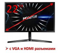 22" Дюймовый монитор c VGA и HDMI разъемами, FALCON 5522 22" Дюймовый монитор c VGA и HDMI разъемами, FALCON 5522