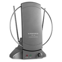 Всеволновая активная комнатная ТВ антенна с усилителем для цифрового/аналогового телевидения, WIN SL-6454 Всеволновая активная комнатная ТВ антенна с усилителем для цифрового/аналогового телевидения, WIN SL-6454