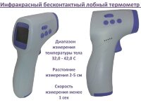 Инфракрасный бесконтактный лобный термометр, модель LFR30B Инфракрасный бесконтактный лобный термометр, модель LFR30B