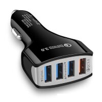Автомобильное зарядное устройство от прикуривателя с четырьмя USB портами с функцией быстрой зарядки, UN682 Автомобильное зарядное устройство от прикуривателя с четырьмя USB портами с функцией быстрой зарядки, UN682