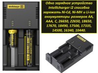 Универсальное зарядное устройство для батареек Nitecore Intellicharger i2 Универсальное зарядное устройство для батареек Nitecore Intellicharger i2