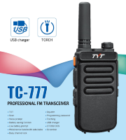 Носимая UHF рация/радиостанция, 2W, MicroUSB, TYT TC-777 Носимая UHF рация/радиостанция, 2W, MicroUSB, TYT TC-777