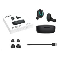 100% Беспроводные наушники Bluetooth гарнитура с портативным чехлом - зарядкой, GS-V5 100% Беспроводные наушники Bluetooth гарнитура с портативным чехлом - зарядкой, GS-V5