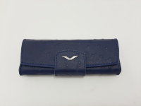 Чехол для Верту Vertu Signature S Design, Горизонтальный Синий Страусиная кожа Чехол для Верту Vertu Signature S Design, Горизонтальный Синий Страусиная кожа