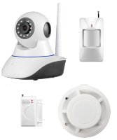 Охранный комплект - IP камера с набором датчиков движения, открывания и пожара, ID20SH Охранный комплект - IP камера с набором датчиков движения, открывания и пожара, ID20SH