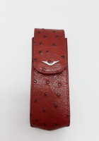 Чехол для Верту Vertu Signature S Design, Вертикальный Бордовый Страусиная кожа Чехол для Верту Vertu Signature S Design, Вертикальный Бордовый Страусиная кожа