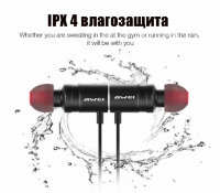 Беспроводные влагозащищенные Bluetooth наушники гарнитура для спортсменов и активных людей, с аккумулятором повышенной емкости, ID888AK Беспроводные влагозащищенные Bluetooth наушники гарнитура для спортсменов и активных людей, с аккумулятором повышенной емкости, ID888AK