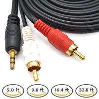 AV – 2RCA (тюльпан) кабель 2,5м для подключения различных аудиоустройств AV – 2RCA (тюльпан) кабель 2,5м для подключения различных аудиоустройств
