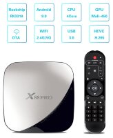 Стильная Android 9.0 TV приставка с памятью 4GB/32GB на 4-х ядерном процессоре Rockchip RK3318, модель Х88 PRO Стильная Android 9.0 TV приставка с памятью 4GB/32GB на 4-х ядерном процессоре Rockchip RK3318, модель Х88 PRO