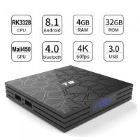 Android 8.1 TV приставка с памятью 4GB/32GB на 4х ядерном процессоре RK3328, модель T9 Android 8.1 TV приставка с памятью 4GB/32GB на 4х ядерном процессоре RK3328, модель T9
