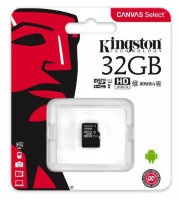 Карта памяти Micro SD 32GB Class 10 U1 Kingston SDCS/32GBSP Карта памяти Micro SD 32GB Class 10 U1 Kingston SDCS/32GBSP