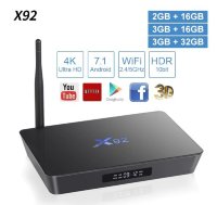 Android TV приставка с памятью 2GB/16GB, на базе 8-ми ядерного процессора Amlogic S912, Модель X92 Android TV приставка с памятью 2GB/16GB, на базе 8-ми ядерного процессора Amlogic S912, Модель X92
