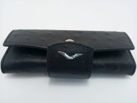 Чехол для Верту Vertu Signature S Design, Горизонтальный Черный Страусиная кожа Чехол для Верту Vertu Signature S Design, Горизонтальный Черный Страусиная кожа