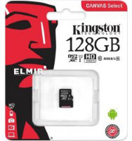 Карта памяти Micro SD 128GB Class 10 U1 Kingston SDCS/128GBSP Карта памяти Micro SD 128GB Class 10 U1 Kingston SDCS/128GBSP