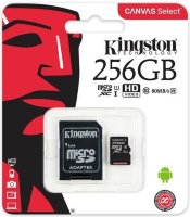 Карта памяти Micro SD 256GB Class 10 U1 Kingston SDCS/256GBSP Карта памяти Micro SD 256GB Class 10 U1 Kingston SDCS/256GBSP