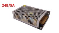 Универсальный блок питания в перфорированном металлическом корпусе (AC 110 ~ 220V, 50-60HZ), 24В/5А Универсальный блок питания в перфорированном металлическом корпусе (AC 110 ~ 220V, 50-60HZ), 24В/5А
